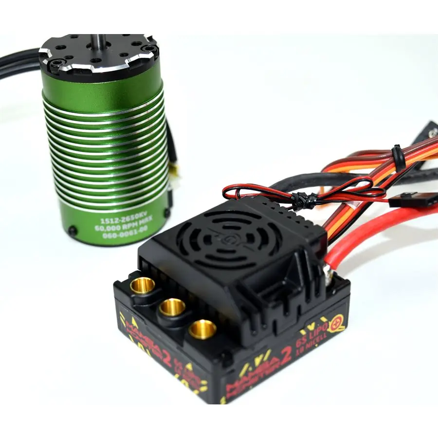 Castle Creations Mamba Monster 2 1:8Th 25V Esc Waterproof W/2650Kv Motor Sensored 1