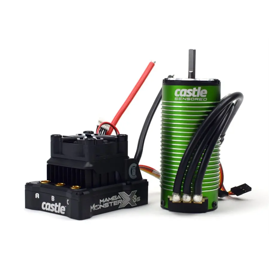 Castle Creations Mamba Monster X 8S, 33.6V Esc W/1520-1650Kv Sensored Motor 1