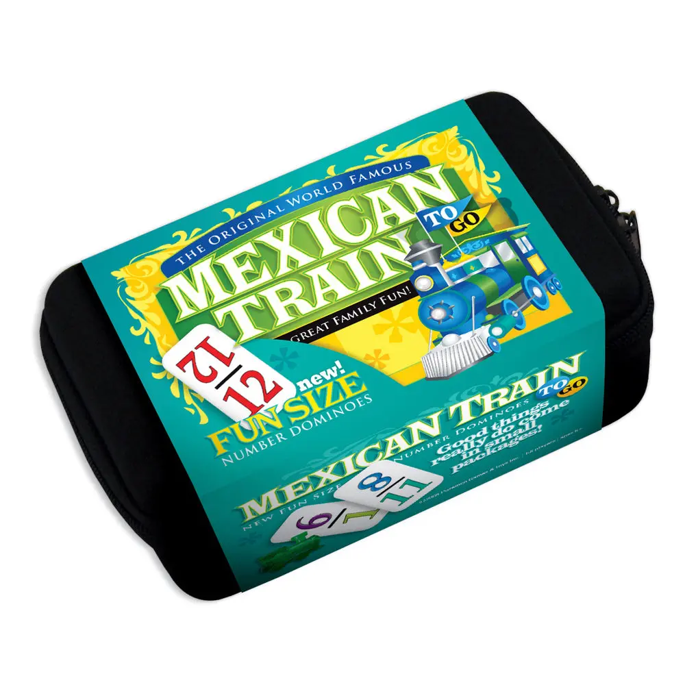 Mexican Train To Go Number Dominoes Set By Puremco 1