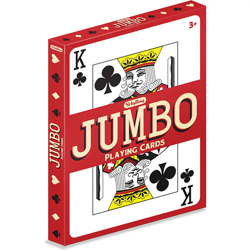 Schylling Jumbo Oversized Playing Cards For Enhanced Game Night Fun 1