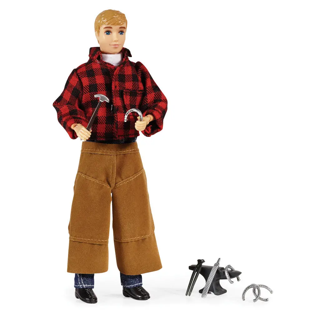 Breyer Traditional Series Farrier With Blacksmith Tools - 8" Articulated Figure 1