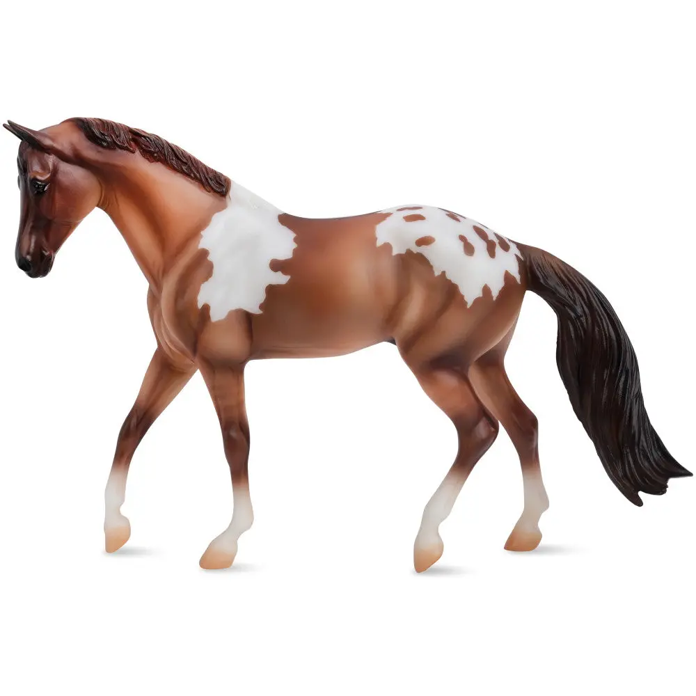 Breyer Freedom Series 1:12 Scale - Red Dun Pintaloosa Horse Model 1