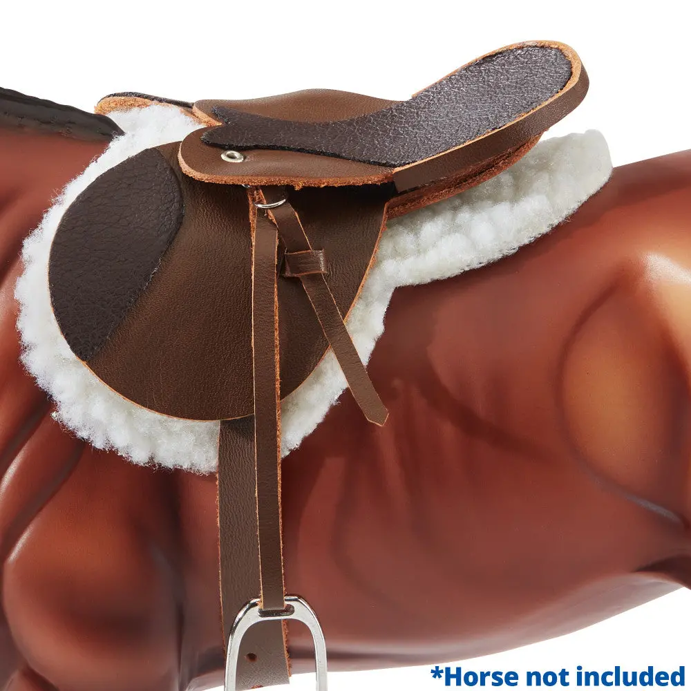 Breyer Traditional Devon Hunt Seat Saddle - English Riding Toy Accessory 1