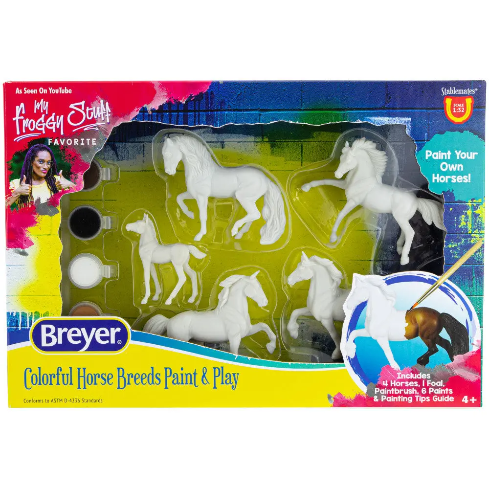 Breyer Stablemates Horse Painting Kit - 1:32 Scale 5-Piece Set 1
