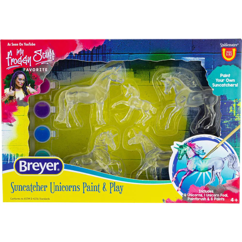 Breyer Stablemates Unicorn Suncatcher Craft Set - 1:32 Scale, 5 Pieces 1