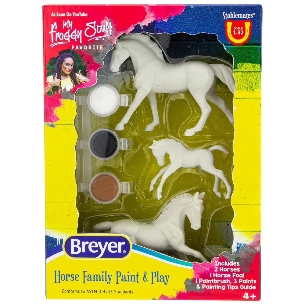 Breyer Stablemates Horse Family Painting Kit - 1:32 Scale, 3 Piece Set 1