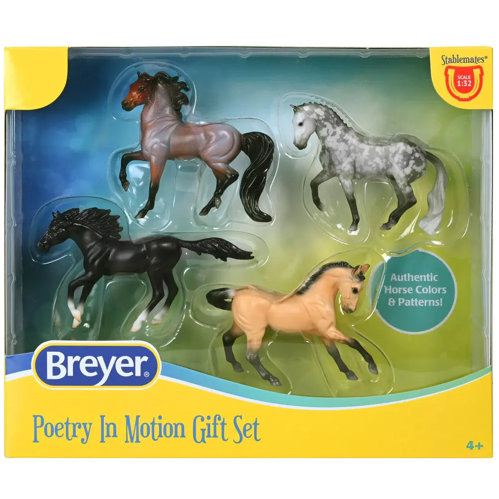 Breyer Stablemates Poetry In Motion 3.75 Inch Horse Collectible Set 1