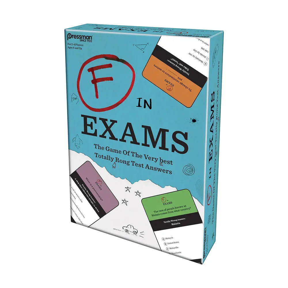 F In Exams Hilarious Question And Answer Board Game 1