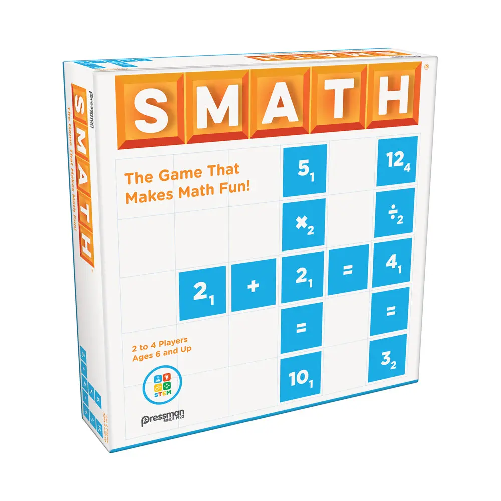 Smath Educational Math Board Game By Pressman Toy 1