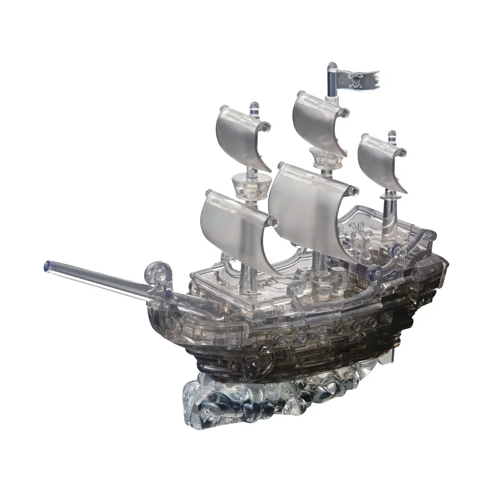 Bepuzzled Black Pirate Ship 3D Crystal Puzzle - 101 Pcs 1