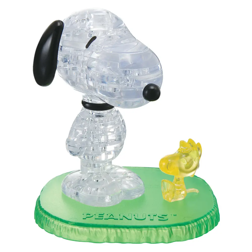 Bepuzzled Peanuts Snoopy And Woodstock 3D Crystal Puzzle - 41 Pcs 1