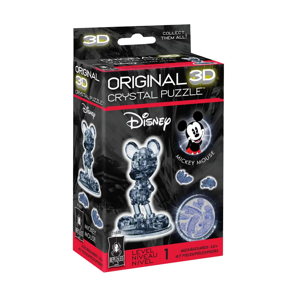 Bepuzzled Disney Mickey Mouse 3D Crystal Puzzle - 47 Pcs 2