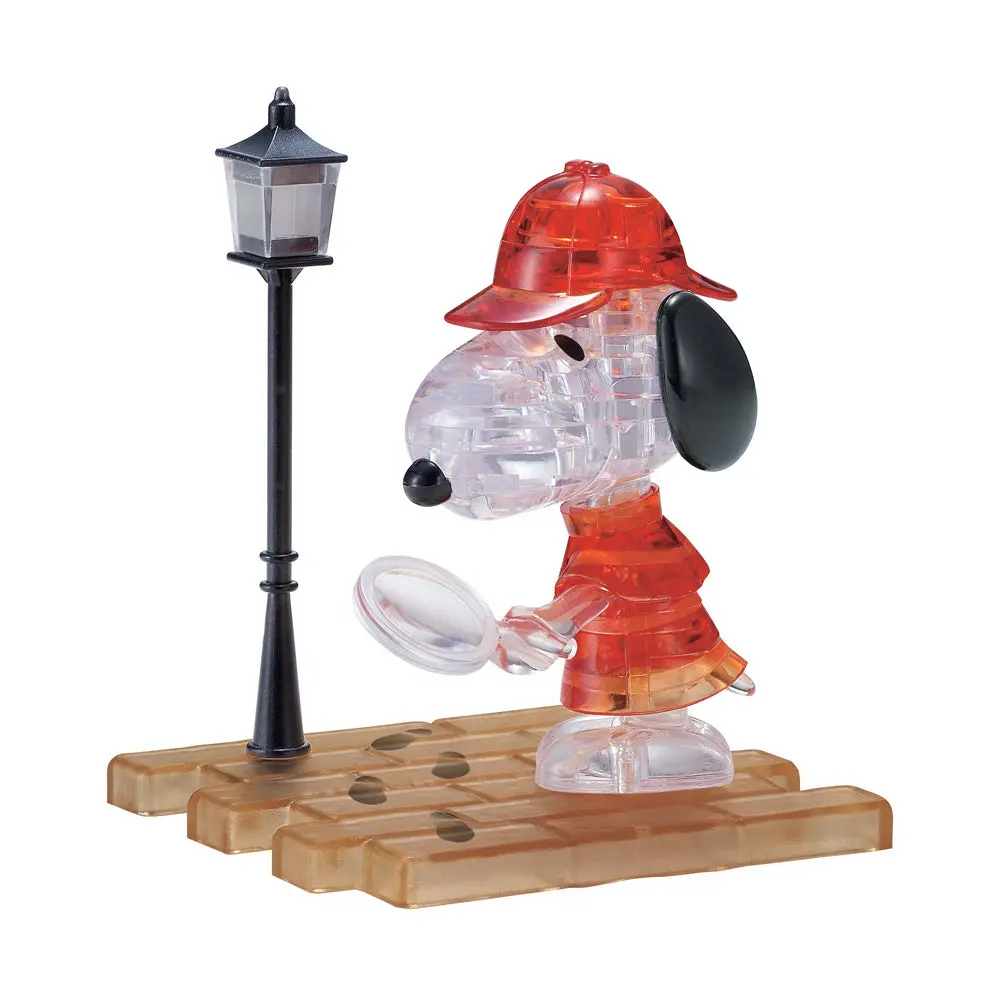 Bepuzzled Peanuts Detective Snoopy 3D Crystal Puzzle - 34 Pcs 1