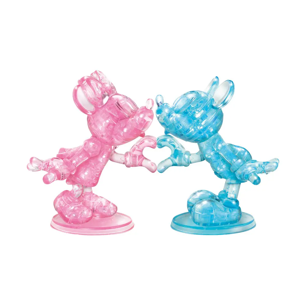 Bepuzzled Disney Minnie & Mickey 3D Crystal Puzzle - 68 Pcs 1
