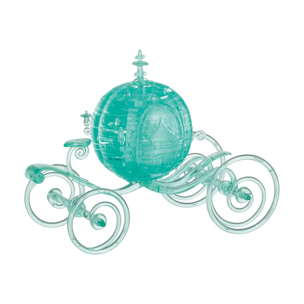 Bepuzzled Disney Cinderella's Aqua Carriage 3D Crystal Puzzle - 71 Pcs 1