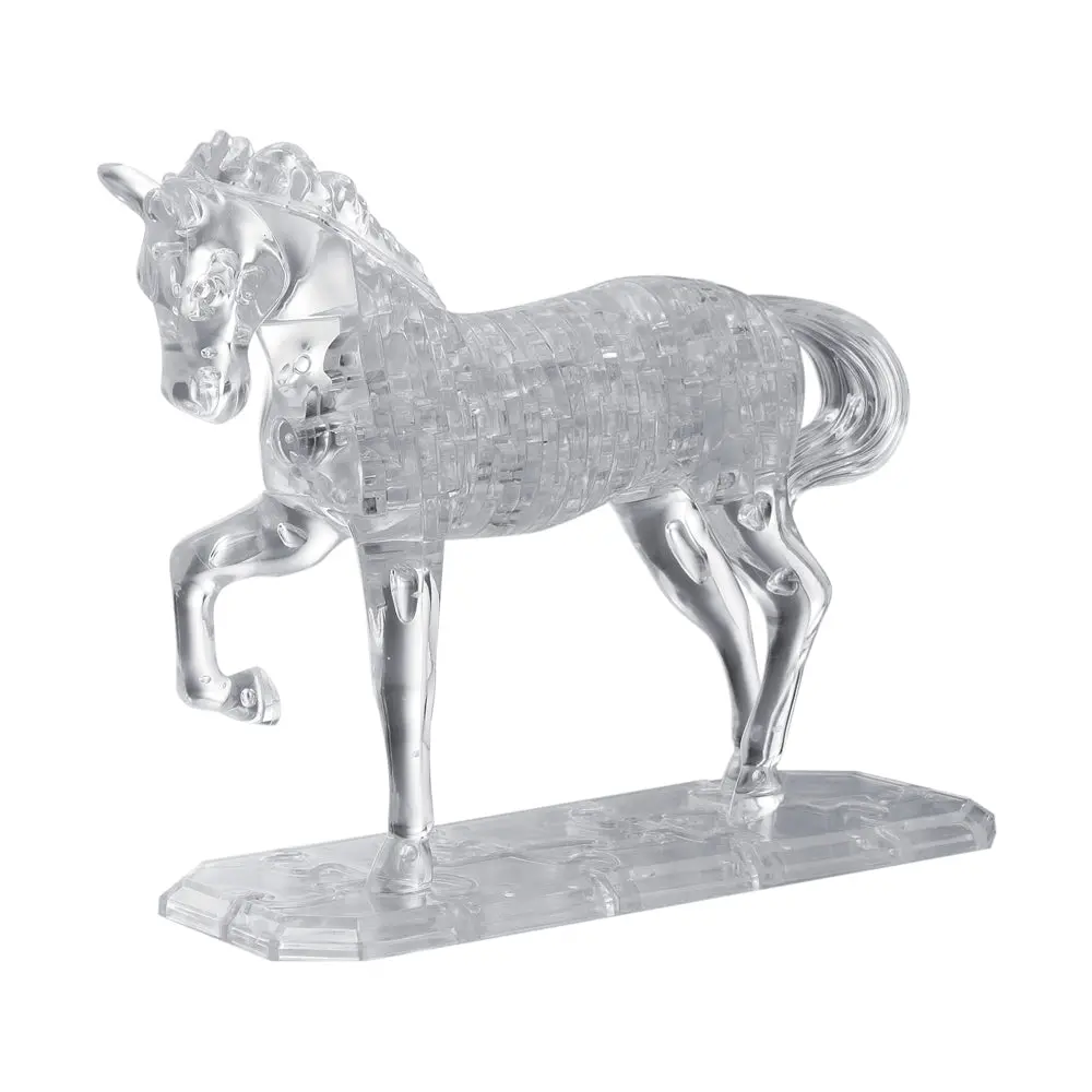 Bepuzzled Majestic White Horse 3D Crystal Puzzle - 98 Pc 1