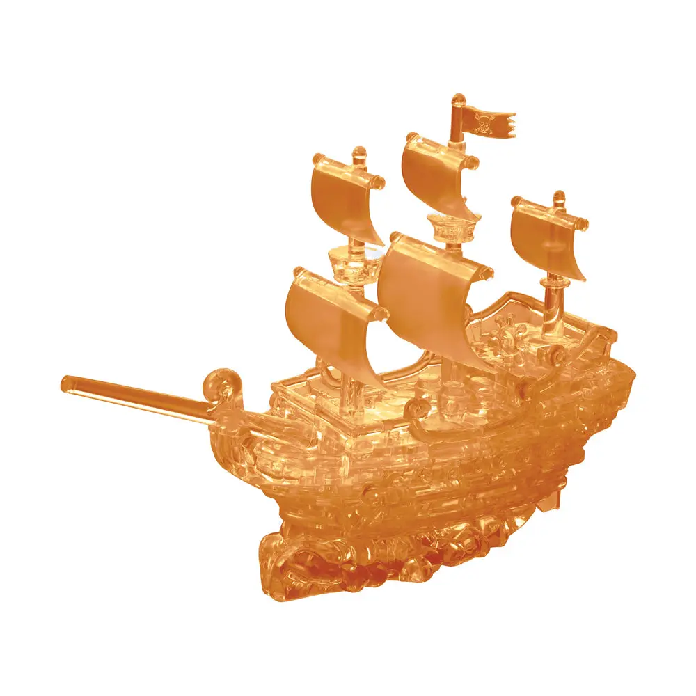 Bepuzzled 3D Crystal Pirate Ship Puzzle - 101 Pc 1