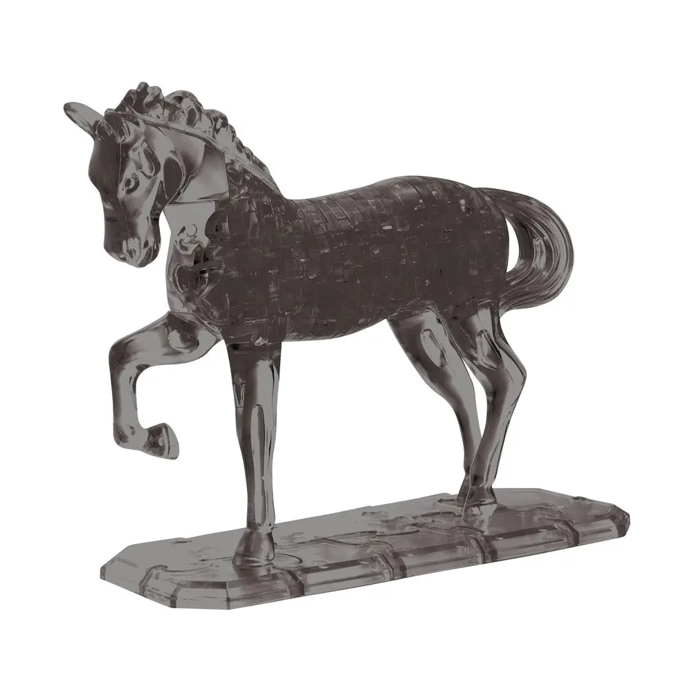 Bepuzzled Black Horse 3D Crystal Puzzle - 100 Pieces 1