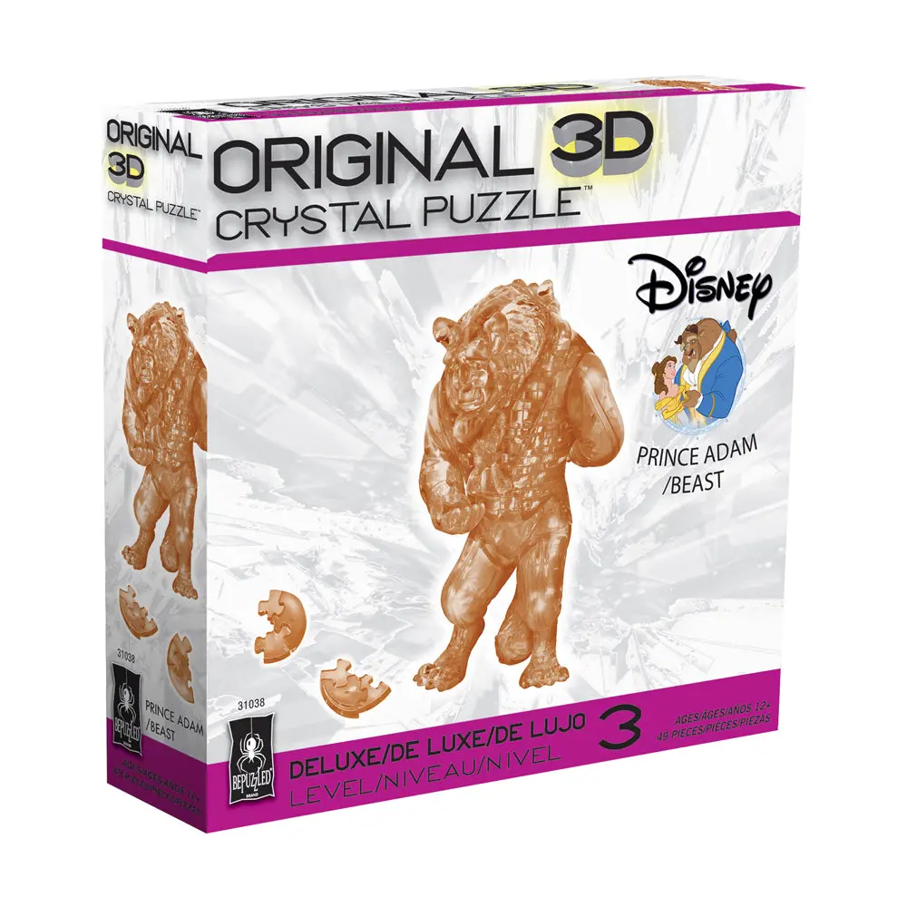 Bepuzzled Disney Beauty And The Beast Prince Adam 3D Crystal Puzzle - 49 Pcs 2