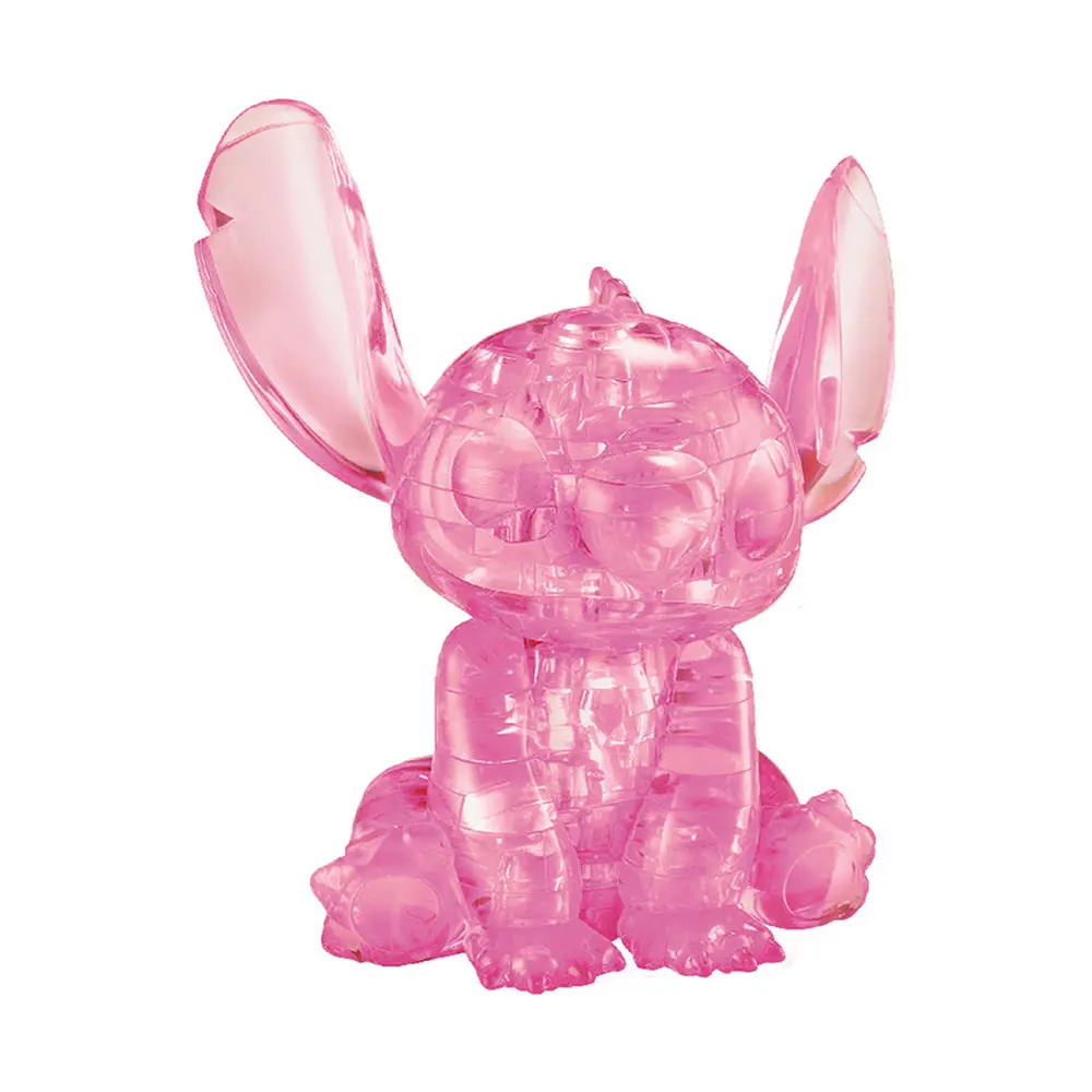 Bepuzzled Disney Stitch 3D Crystal Puzzle - Pink, 43 Pieces 1