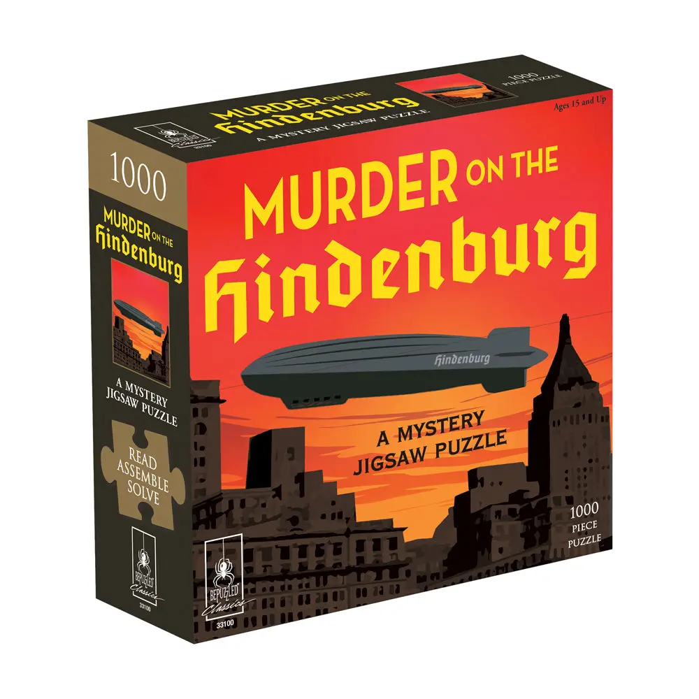 Murder On The Hindenburg 1000-Piece Classic Mystery Jigsaw Puzzle 1