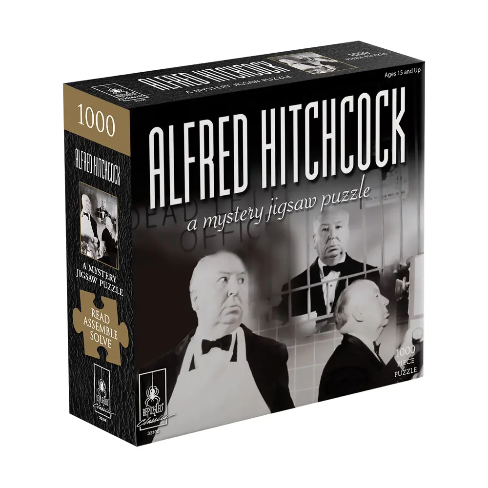 Bepuzzled Alfred Hitchcock 'Obsession' Mystery Jigsaw Puzzle - 1000 Pc 1