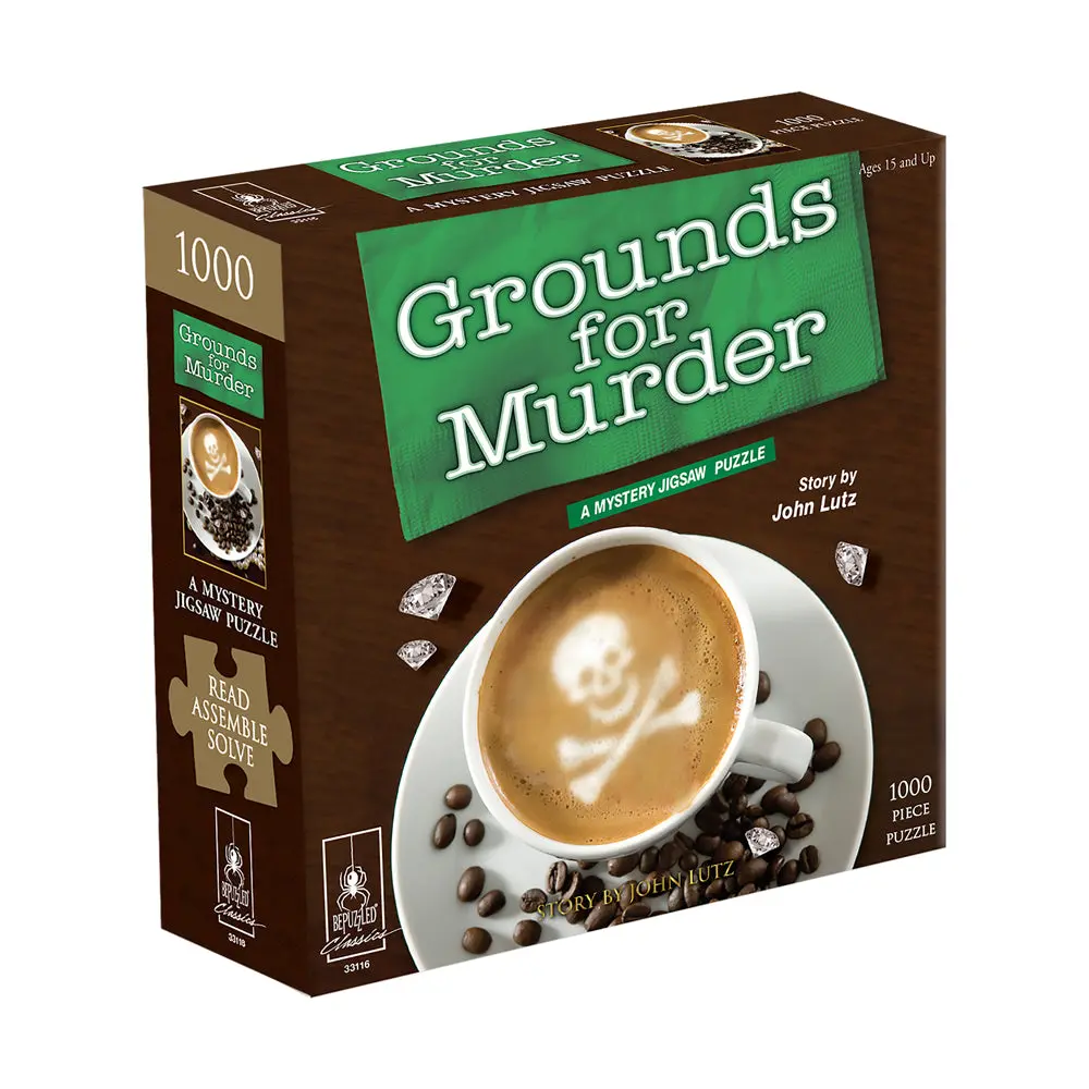 Bepuzzled Grounds For Murder Mystery Jigsaw Puzzle - 1000 Pc 1