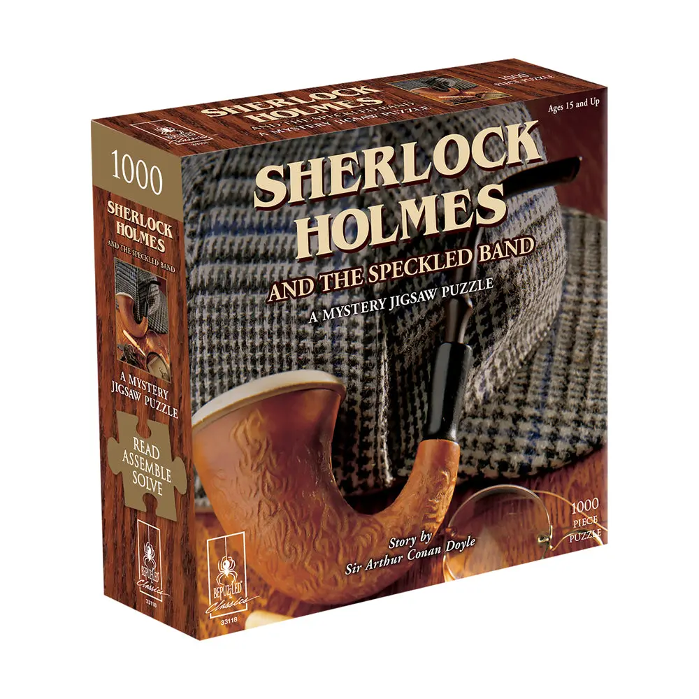 Bepuzzled Sherlock Holmes Classic Mystery Jigsaw Puzzle - 1000 Pc 1