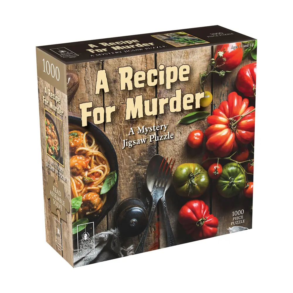 University Games A Recipe For Murder Mystery Jigsaw Puzzle - 1000 Pc 1