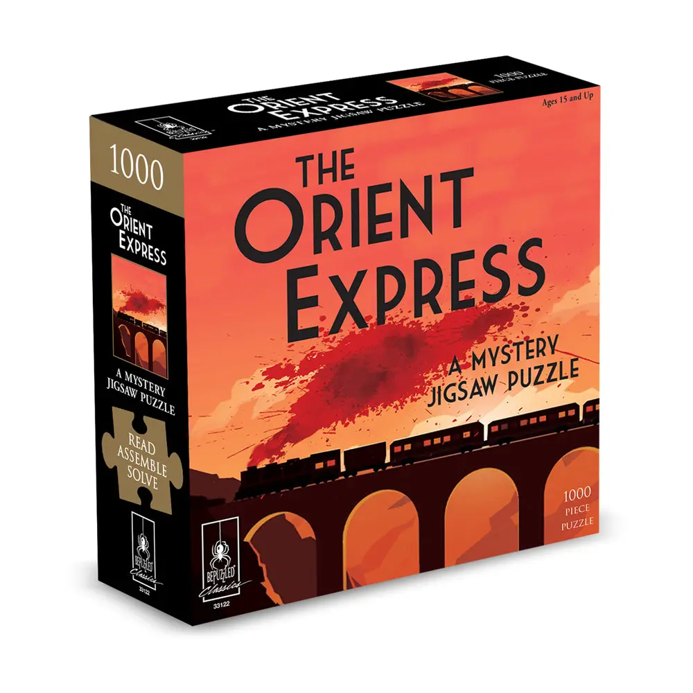 Death On The Istanbul Express 1000-Piece Mystery Jigsaw Puzzle 1