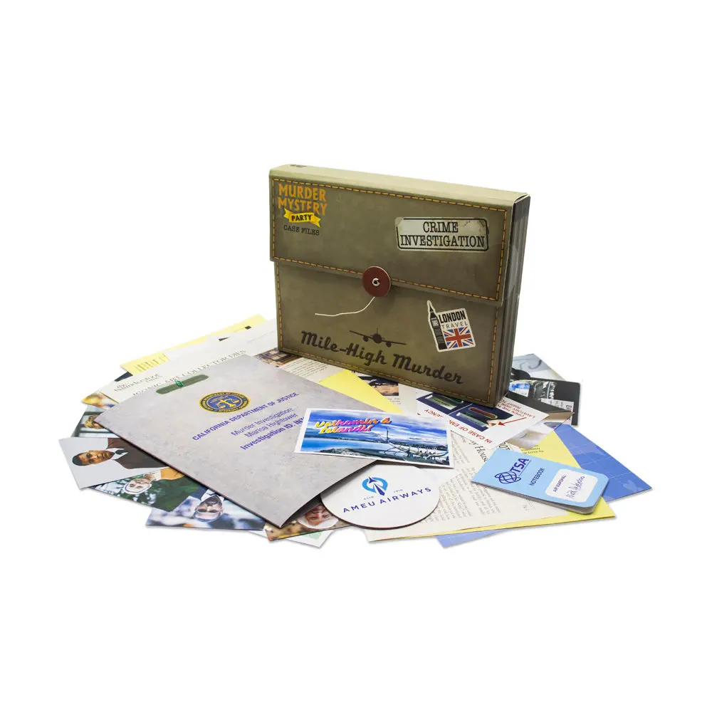 Murder Mystery Party Case Files: Mile-High Murder Interactive Game 1