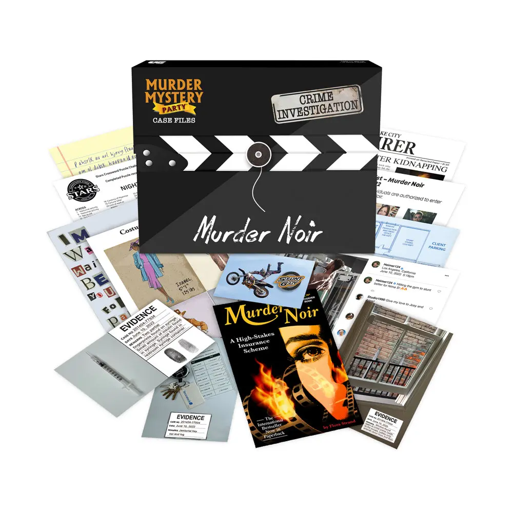Murder Mystery Party Case Files: Murder Noir Detective Game 1