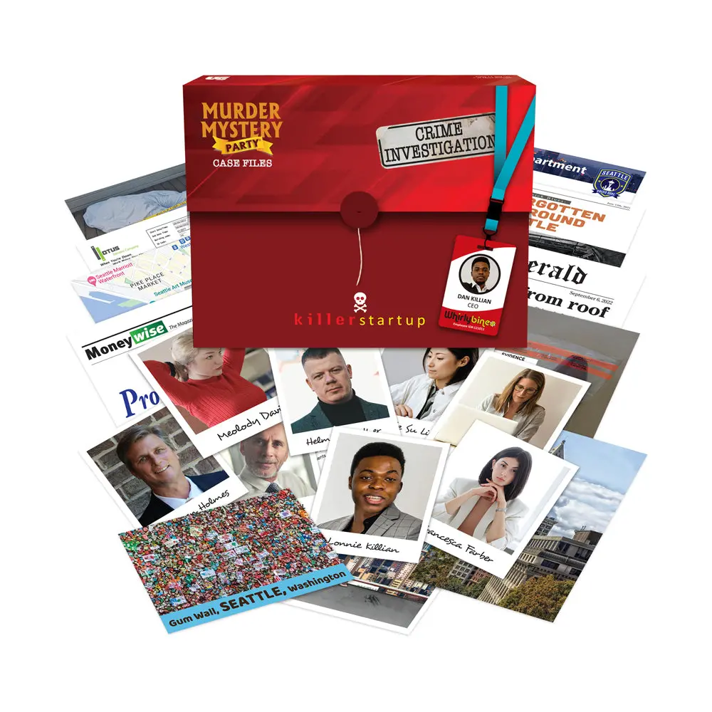 Murder Mystery Party Case Files: Killer Startup Investigation Game 1
