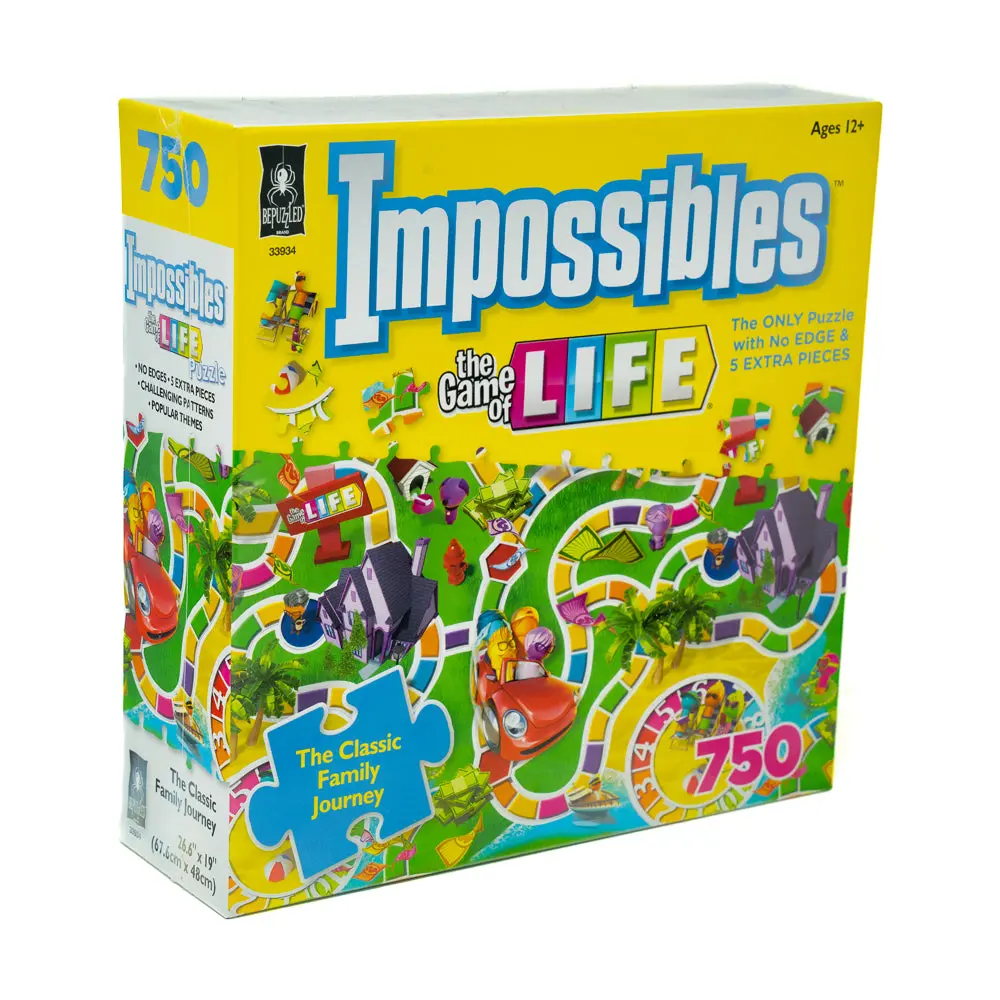 Hasbro The Game Of Life Impossibles Puzzle - 750 Pc 1