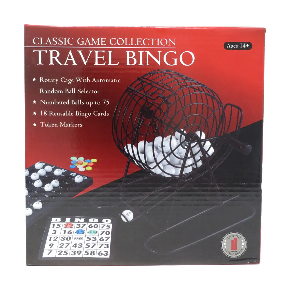 Classic Game Collection Portable Travel Bingo Set 1