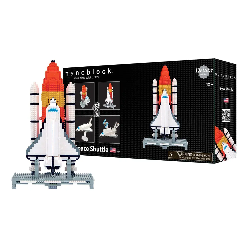 Nanoblock Space Shuttle Deluxe Edition - 1600 Piece Building Set 1