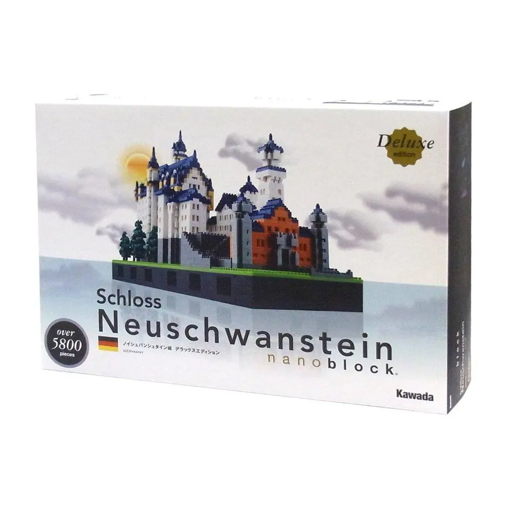 Nanoblock Deluxe Schloss Neuschwanstein Castle Building Set - 5800 Pieces 1