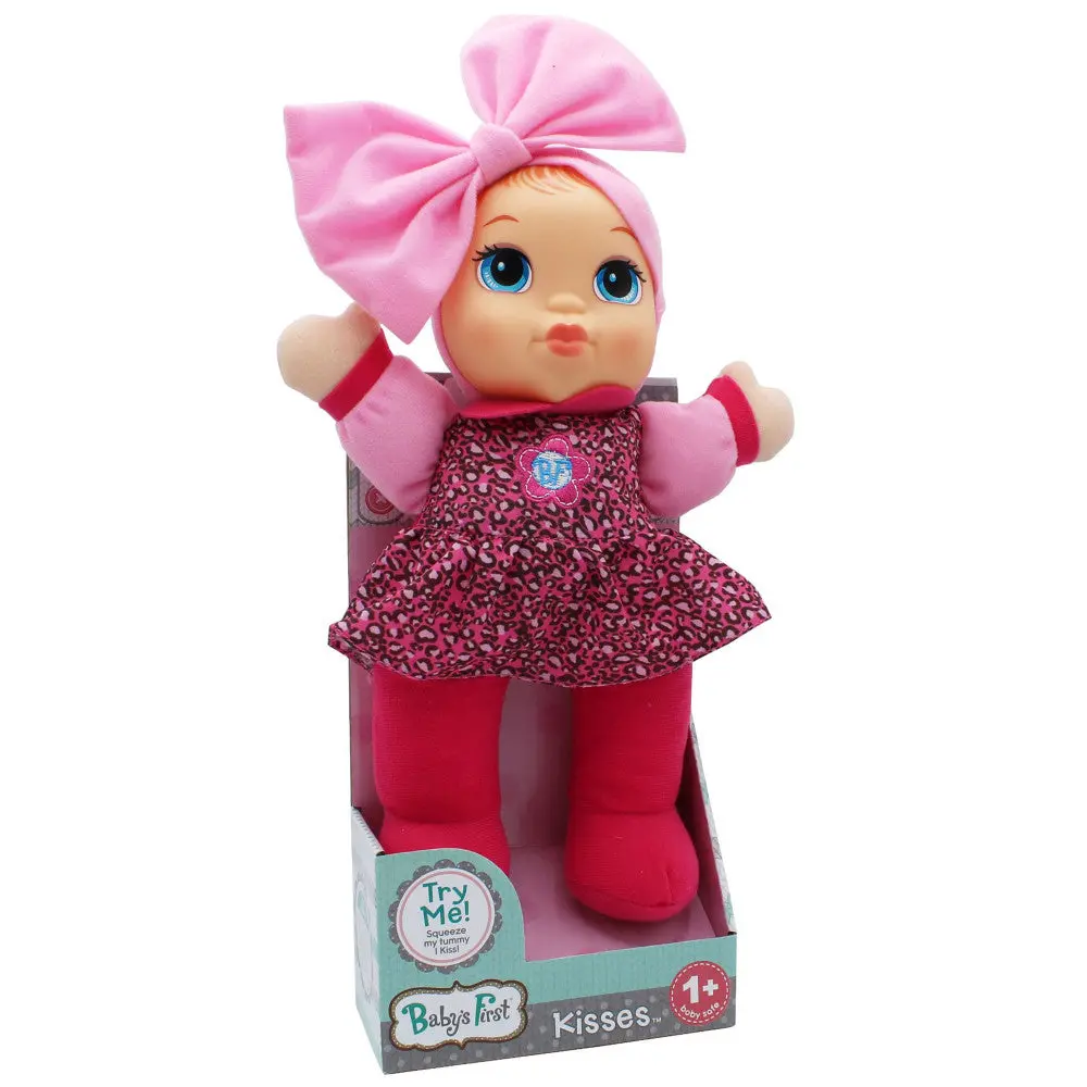 Baby's First - Giggles Doll With Coral Floral Top 1