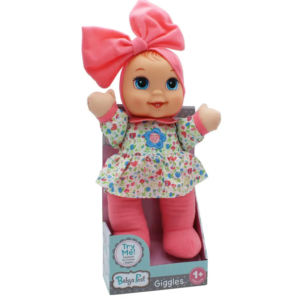 Baby's First - Giggles Doll With Floral Top And Interactive Features 1