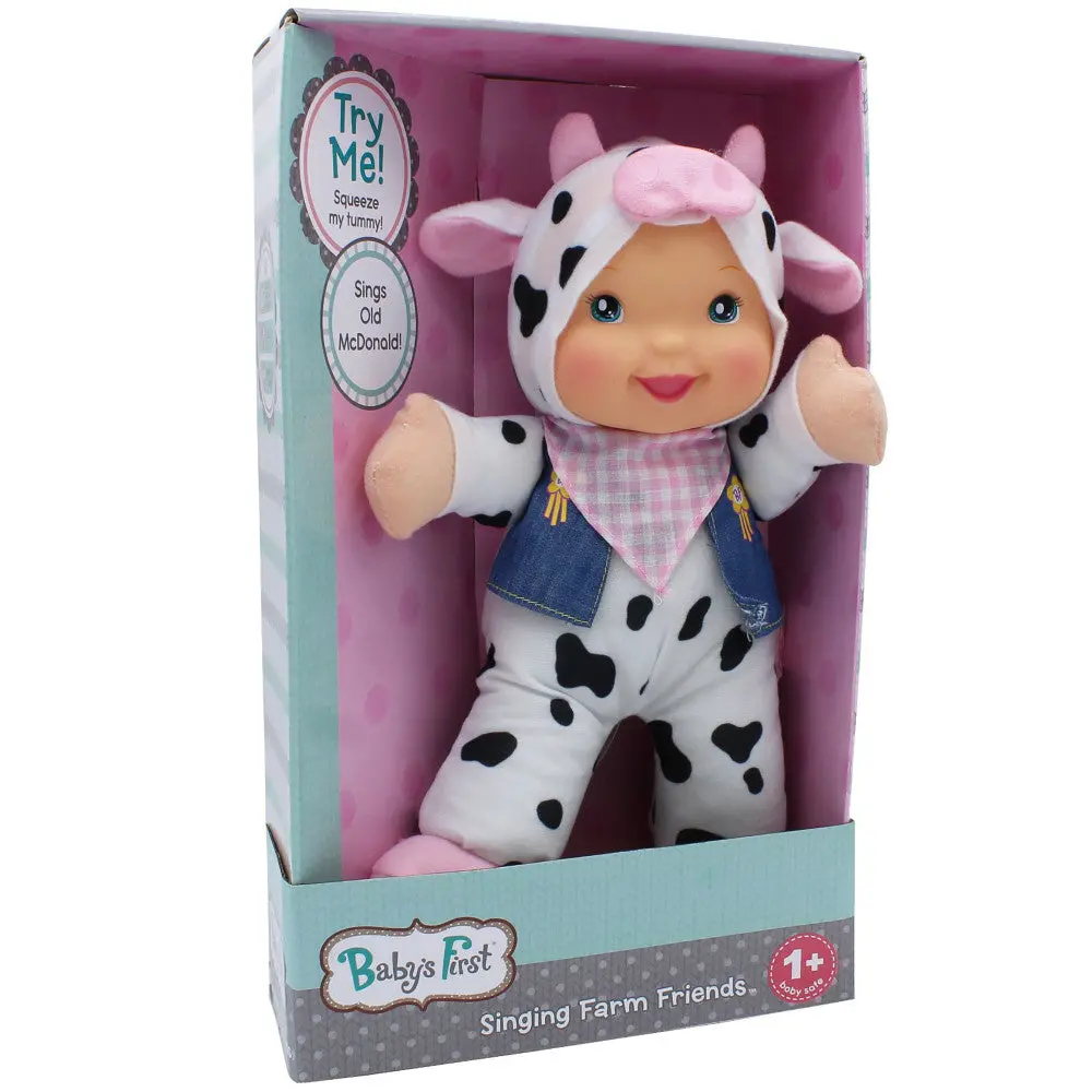 Goldberger Baby's First - Singing Farm Animal Friends Doll 1
