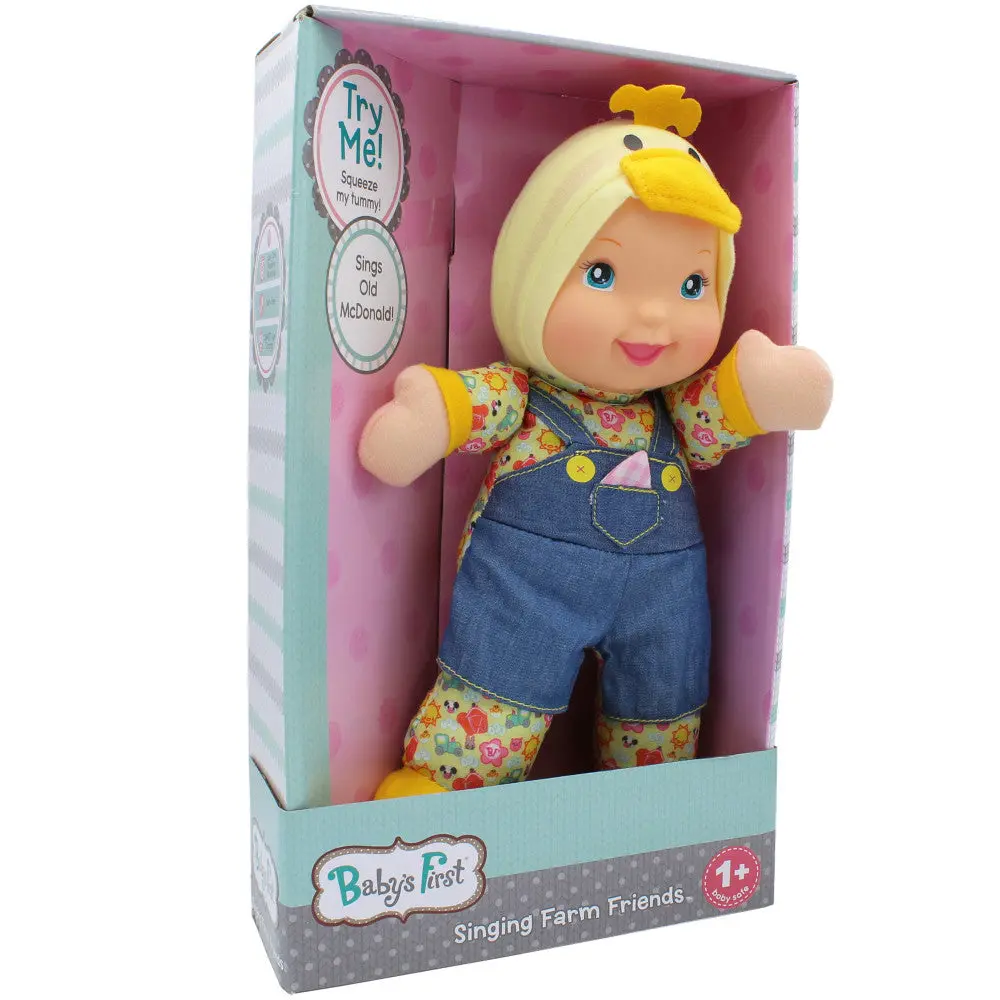 Baby's First Farm Animal Friends Musical Duck Doll 1