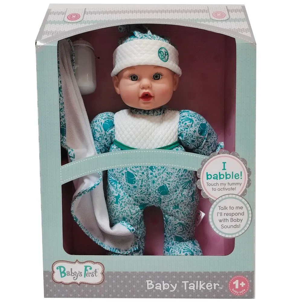 Goldberger 15" Baby's First Baby Talker - Interactive Baby Doll 1