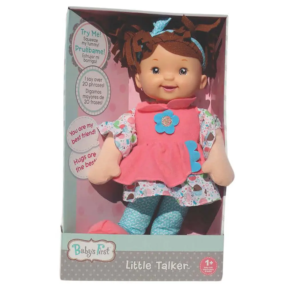 Goldberger 14" Baby's First Little Talker - Bilingual Doll 1