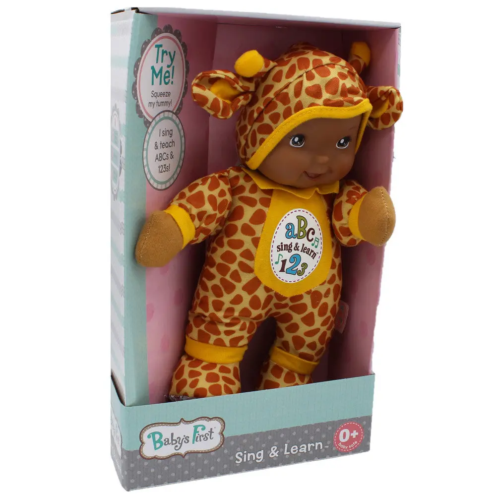 Goldberger Baby's First - Sing & Learn Giraffe Doll 1