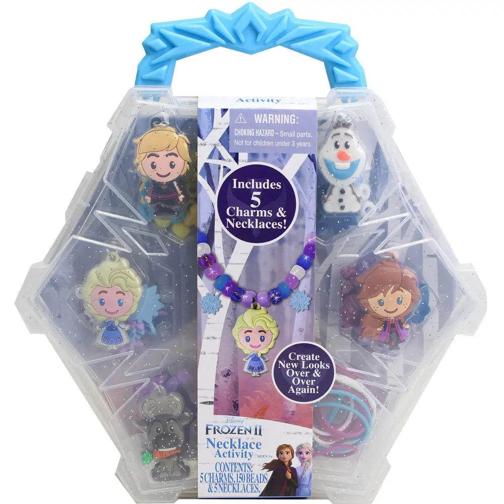 Tara Toy Disney Frozen Ii Diy Necklace Activity Set - Jewelry Making Craft Kit 1