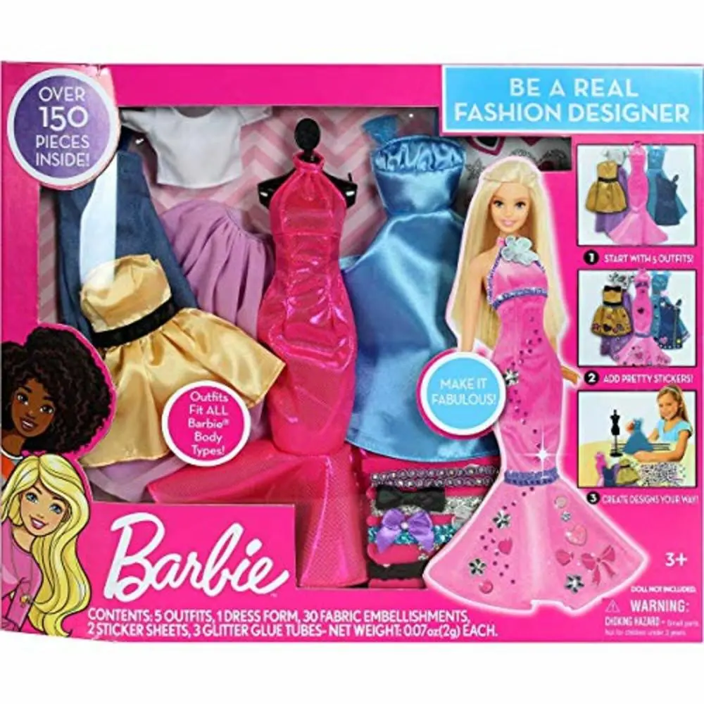 Barbie Be A Real Fashion Designer Set - Classic Edition For Kids Ages 3+ 1