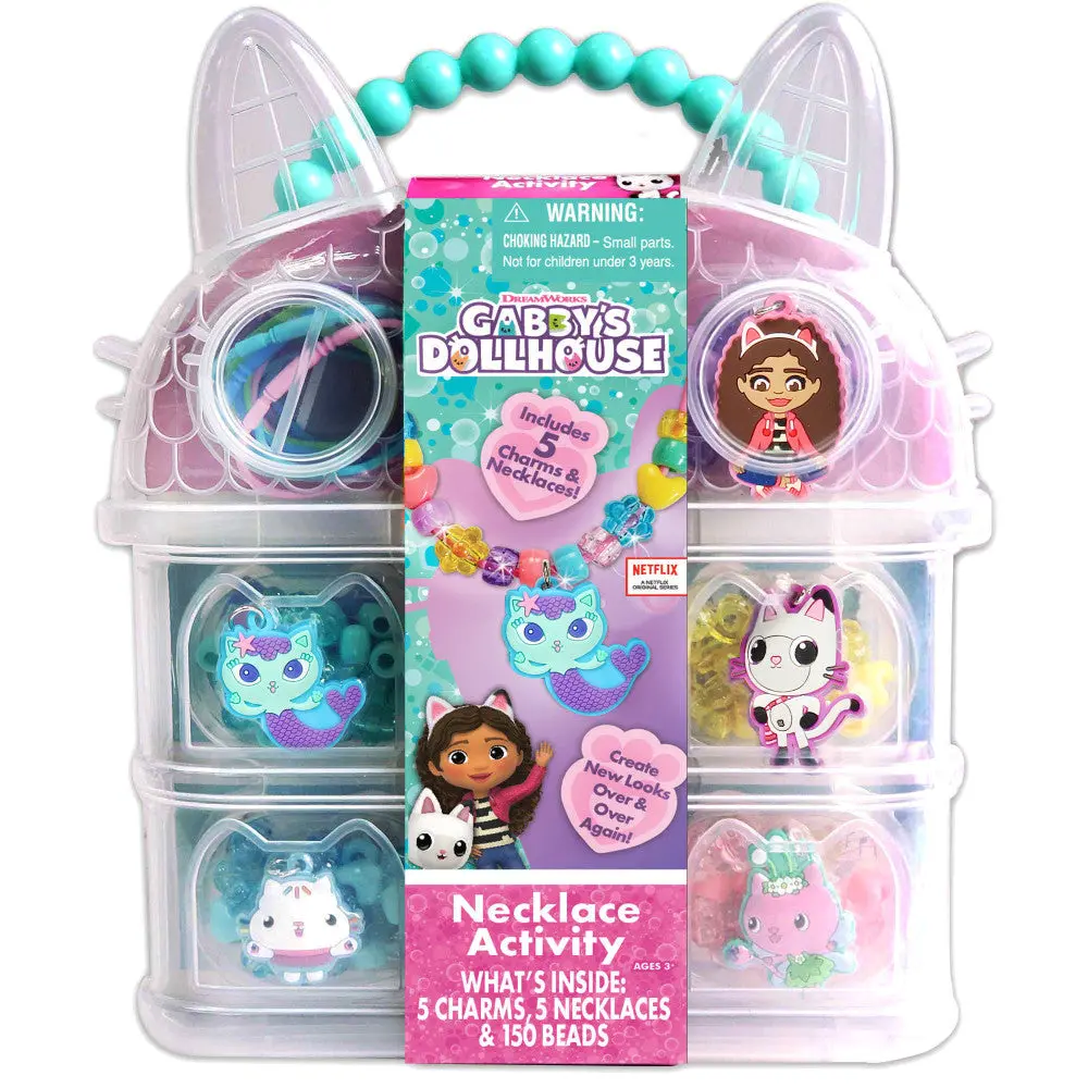 Tara Toy Gabby's Dollhouse Diy Necklace Making Kit - Colorful Craft Set 1