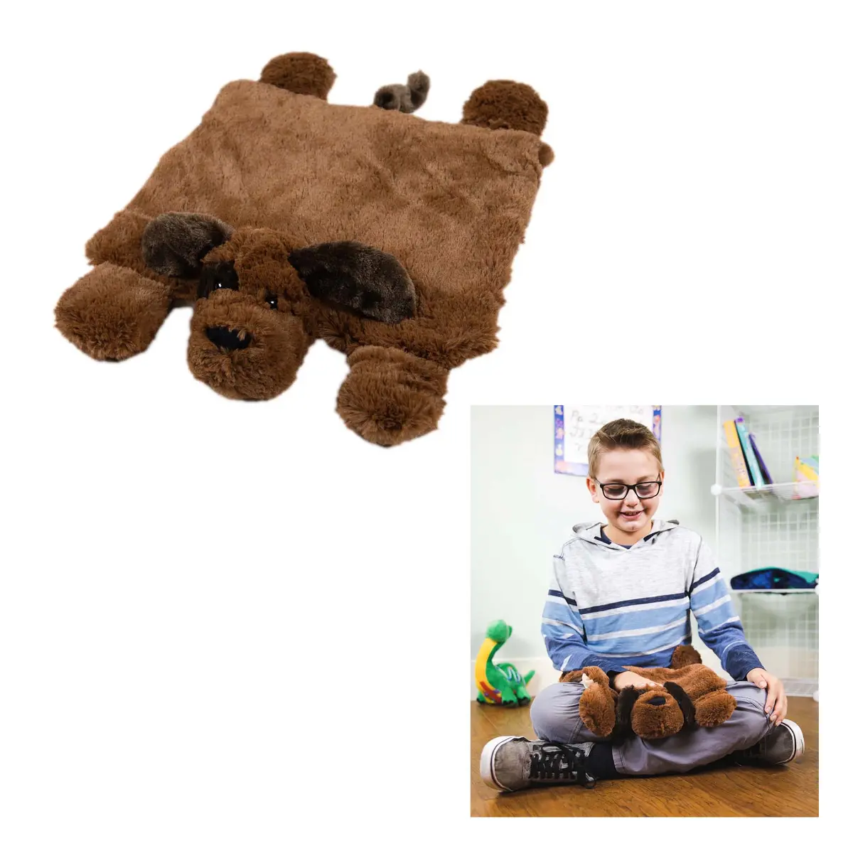 Bouncyband Sensory Plush Puppy Lap Pad ‚Äì Calming Weighted Comfort 1