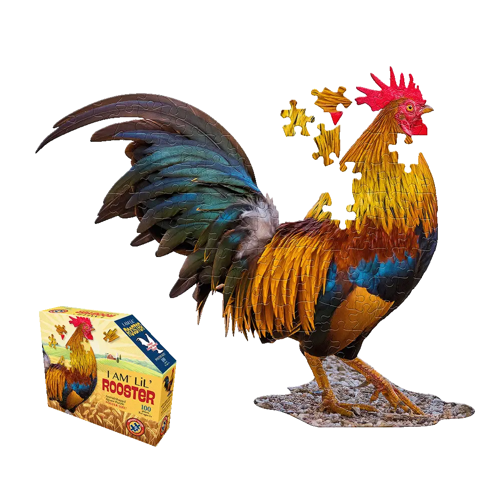 Madd Capp Animal-Themed Rooster Jigsaw Puzzle - 100 Pc 1