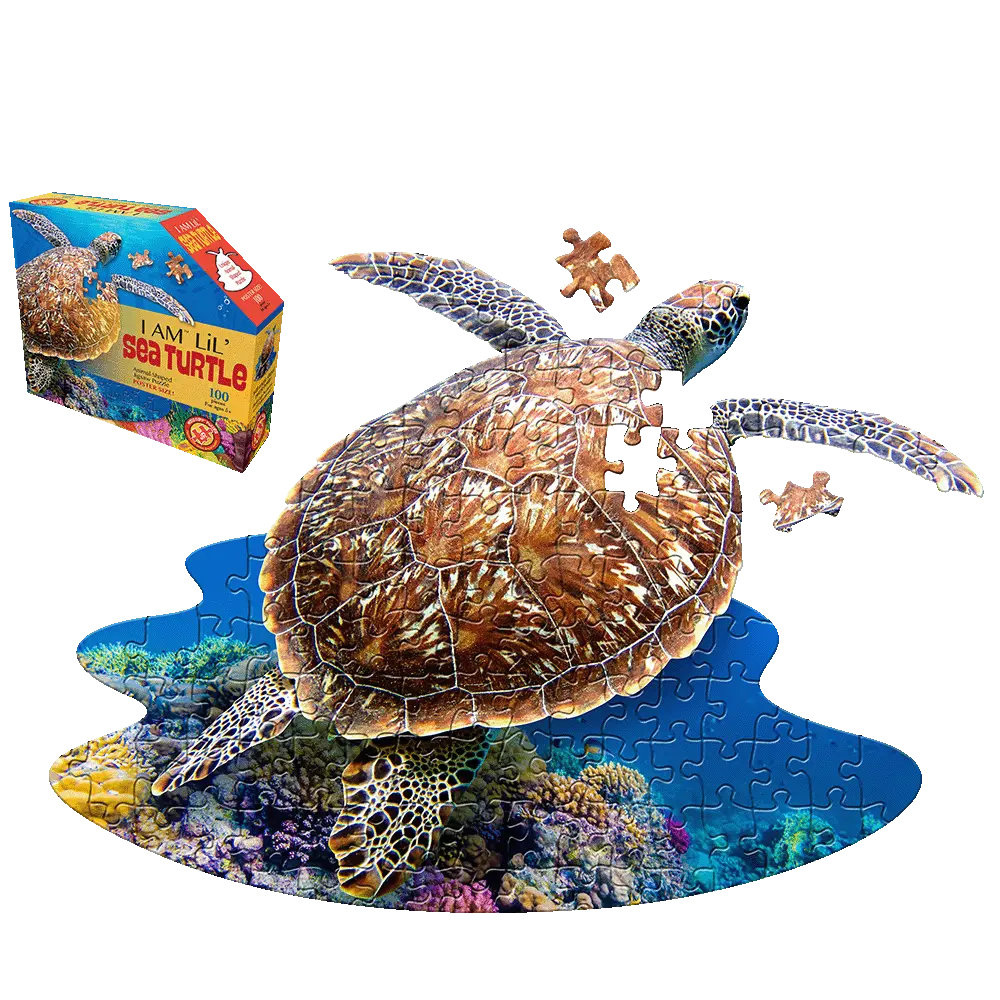 Madd Capp I Am Lil' Sea Turtle Jigsaw Puzzle - 100 Pc 1